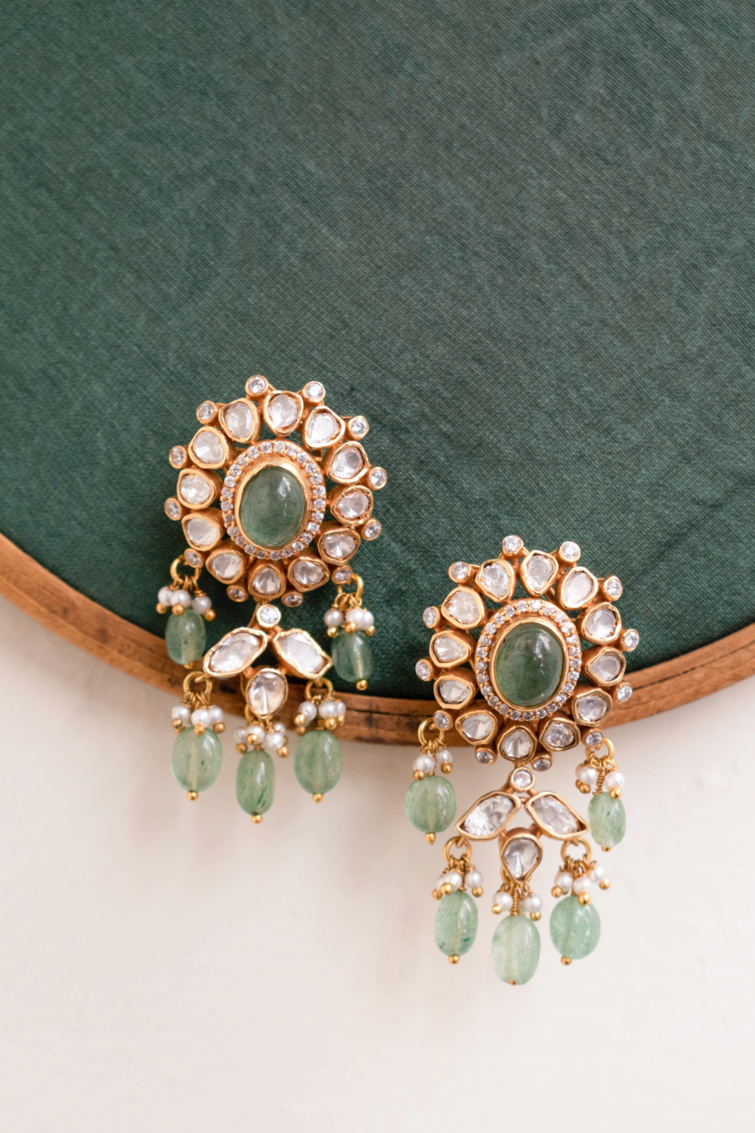 Vert Opulent Earrings - 925 silver earring by SOLV