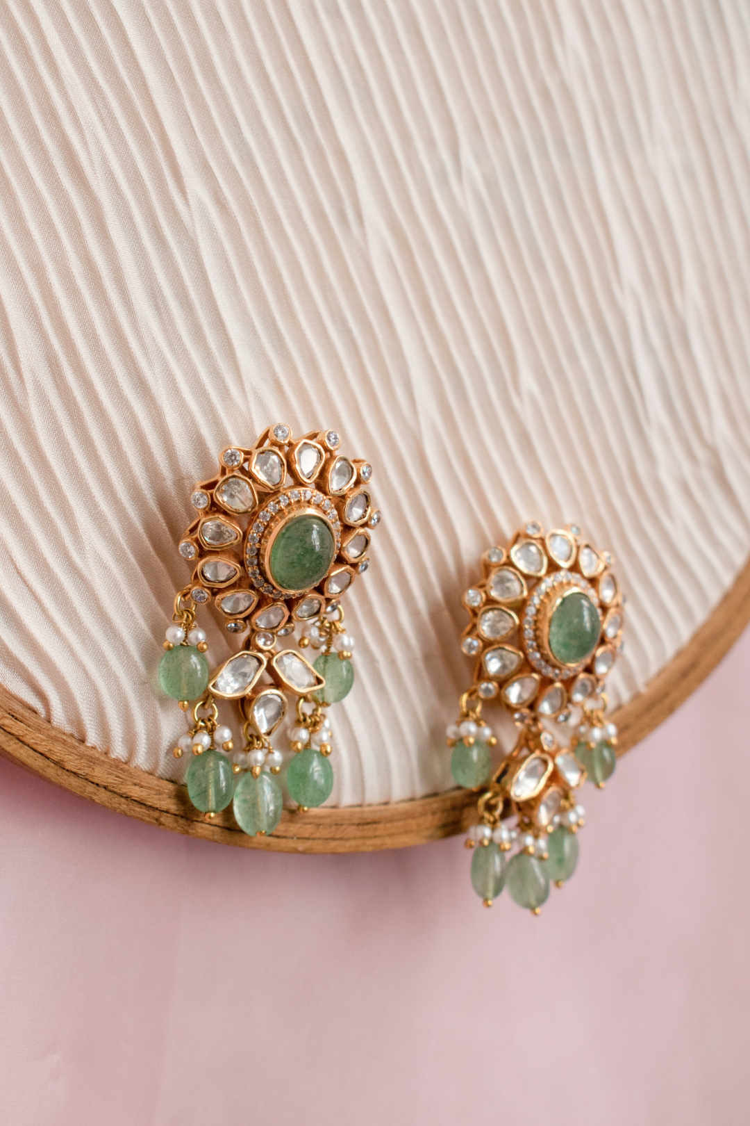 Vert Opulent Earrings - 925 silver earring by SOLV, view 2