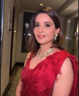 Meher Emerald Polki Necklace with Earrings