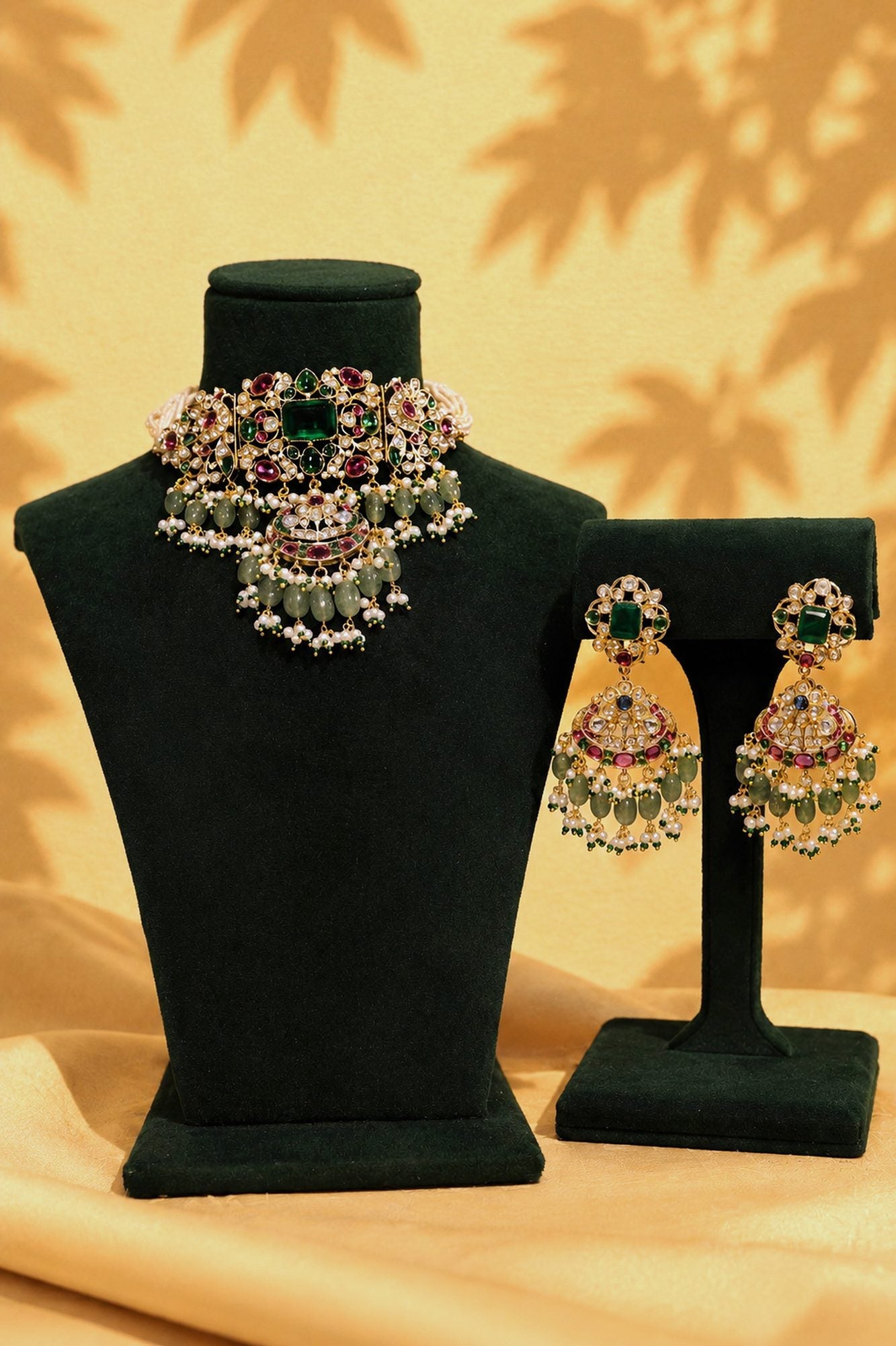Chhavi Necklace with Earrings - Solv Collective
