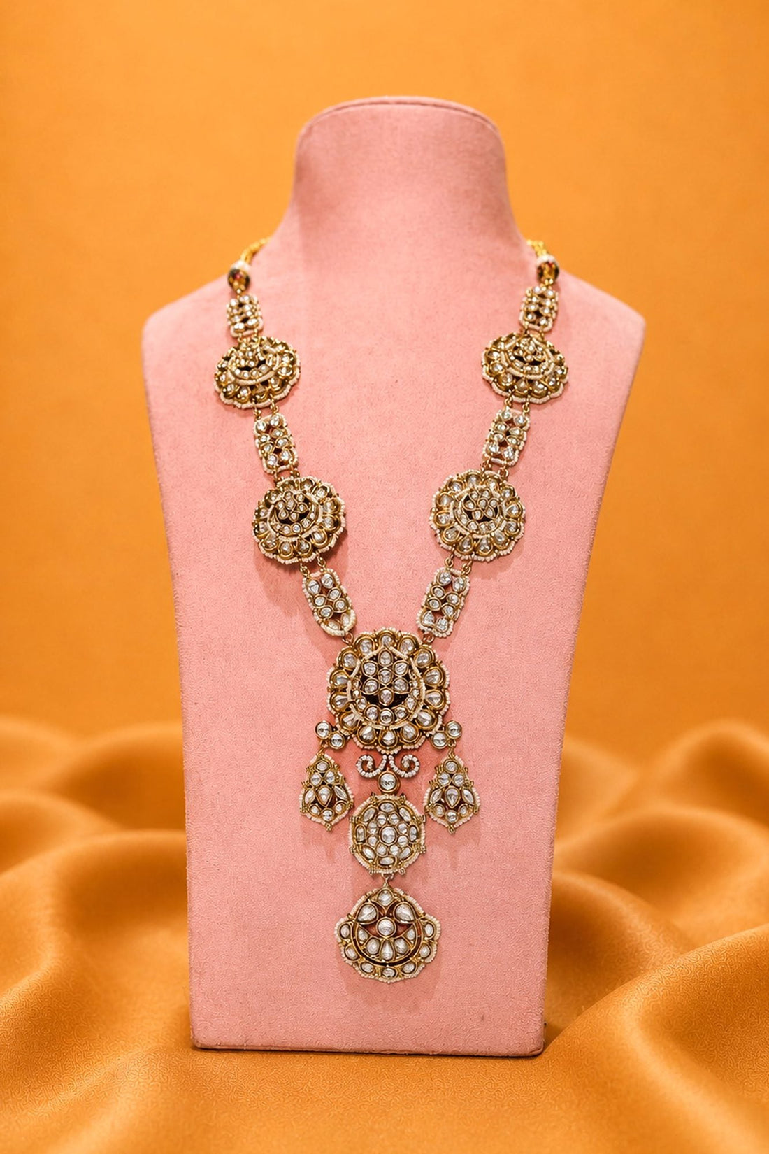 Eva Long Necklace with Earrings