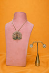 Vanya Long Necklace with Studs