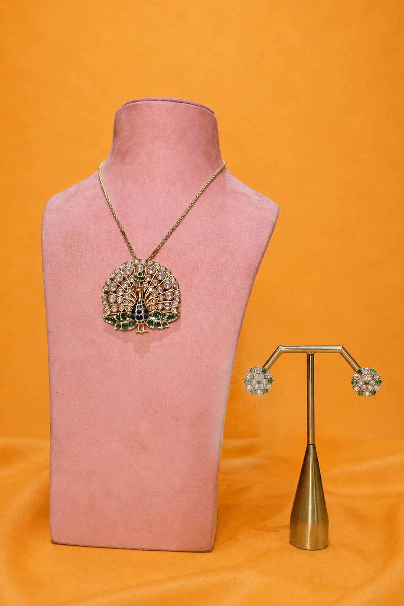 Vanya Long Necklace with Studs - Solv Collective