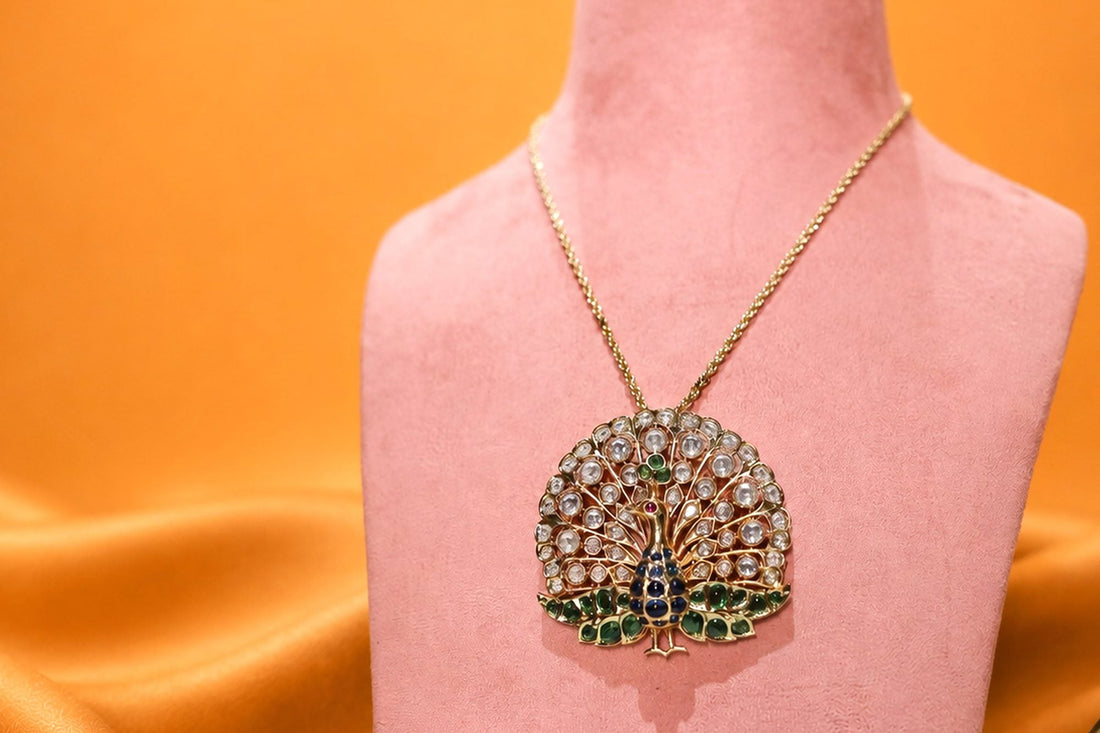 Vanya Long Necklace with Studs