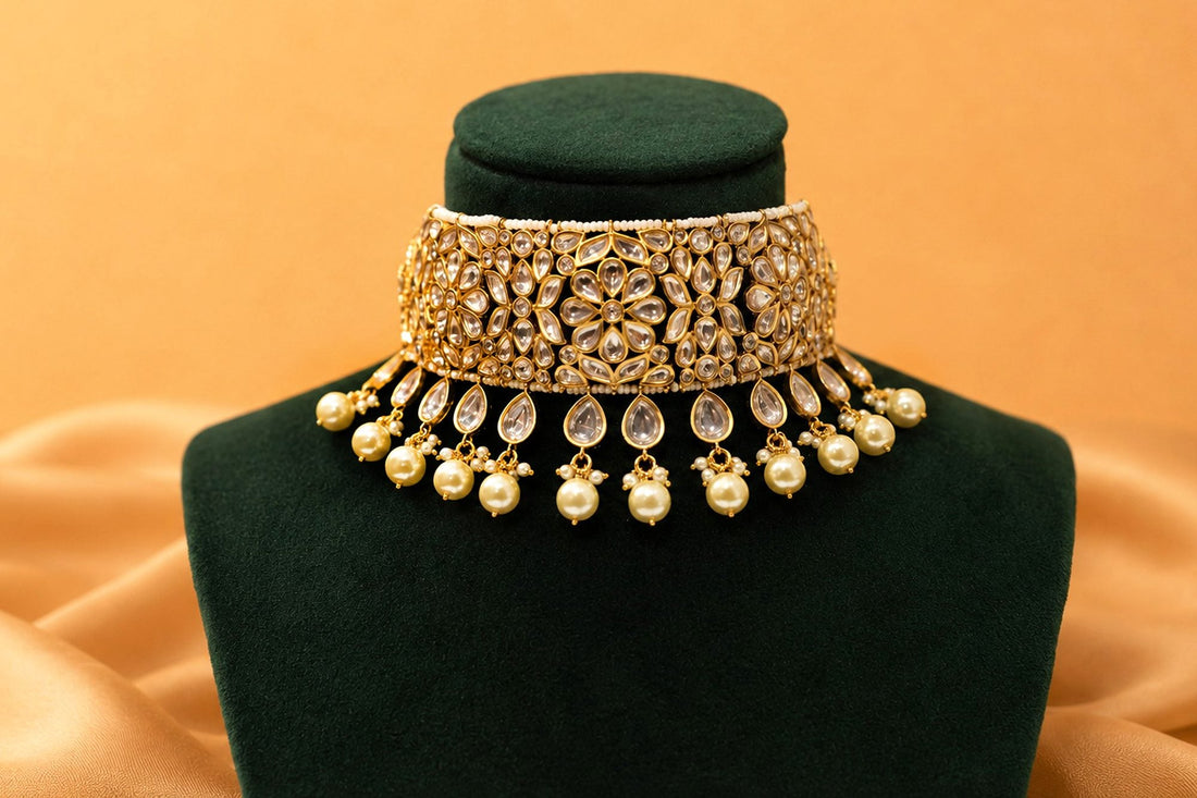 Viya Necklace with Earrings and Maang Tikka