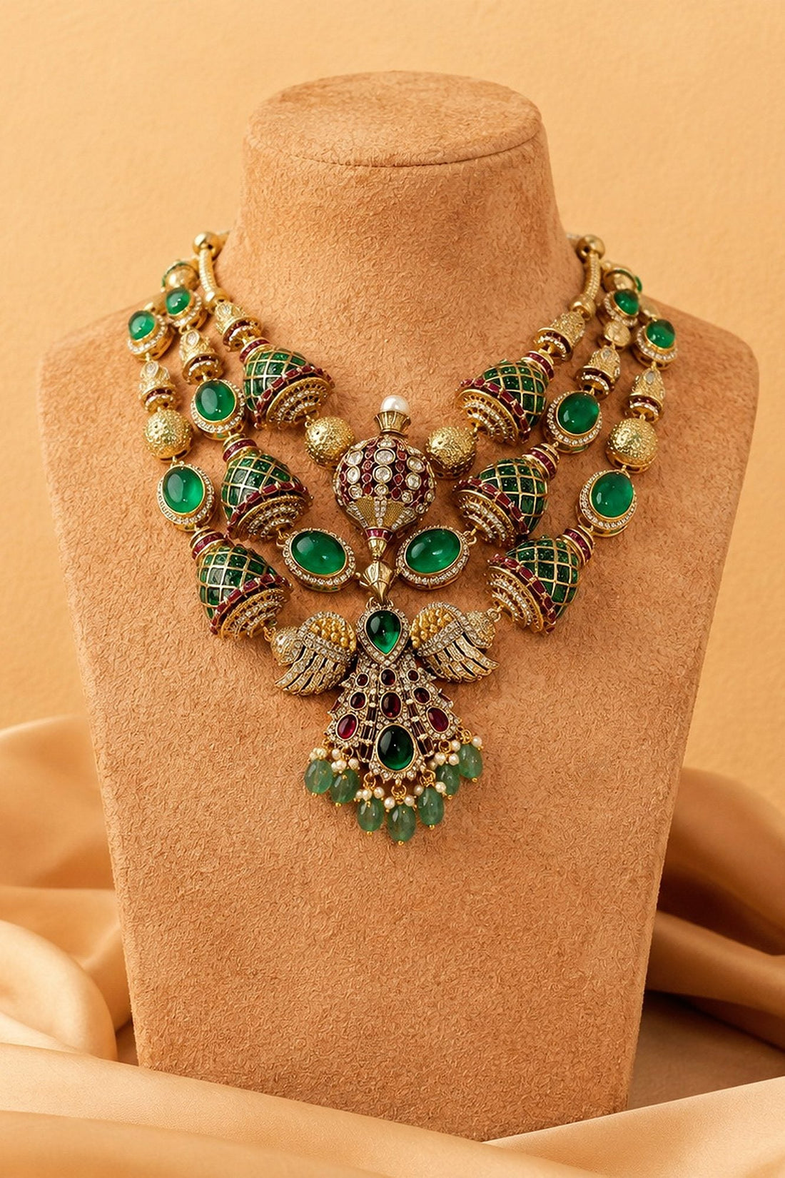 Vrishti Necklace with Earrings