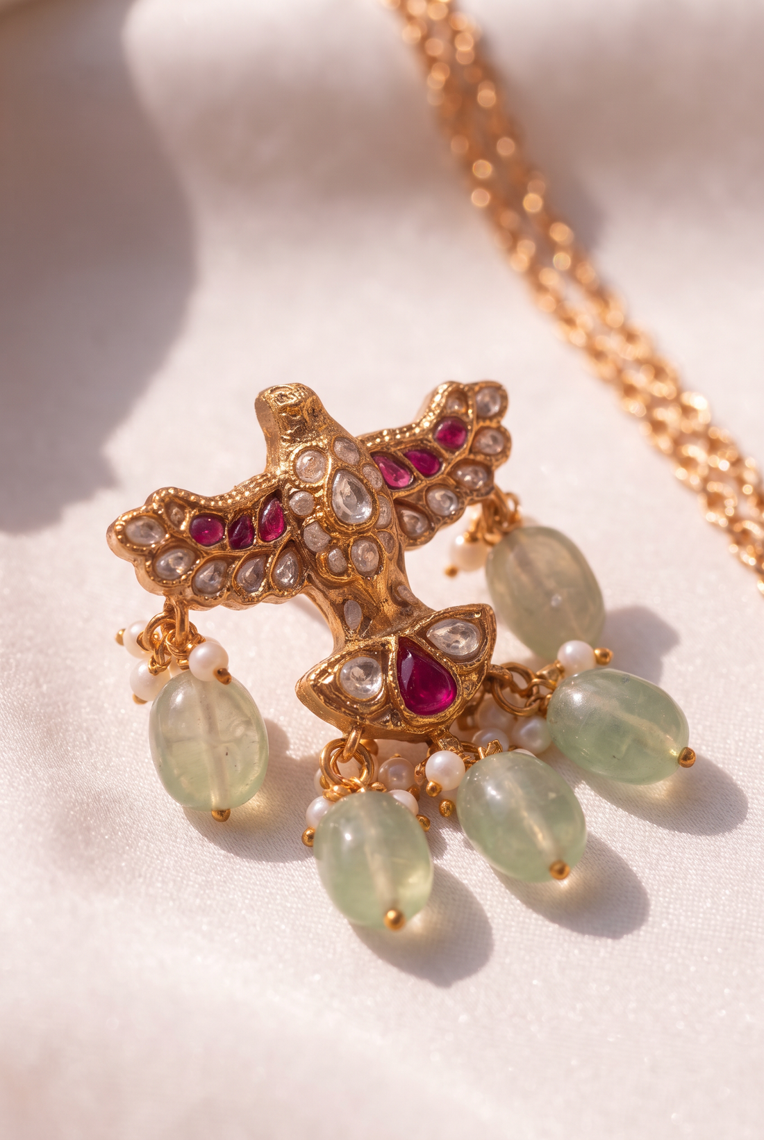 Suraiya Necklace with Earrings