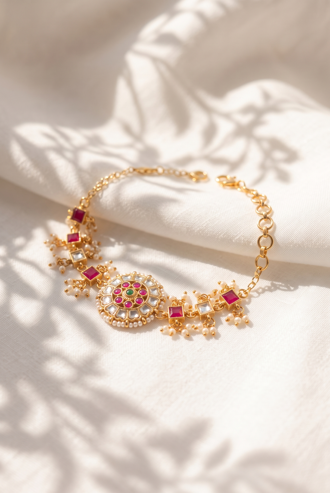 Kiran Kundan Bracelet
