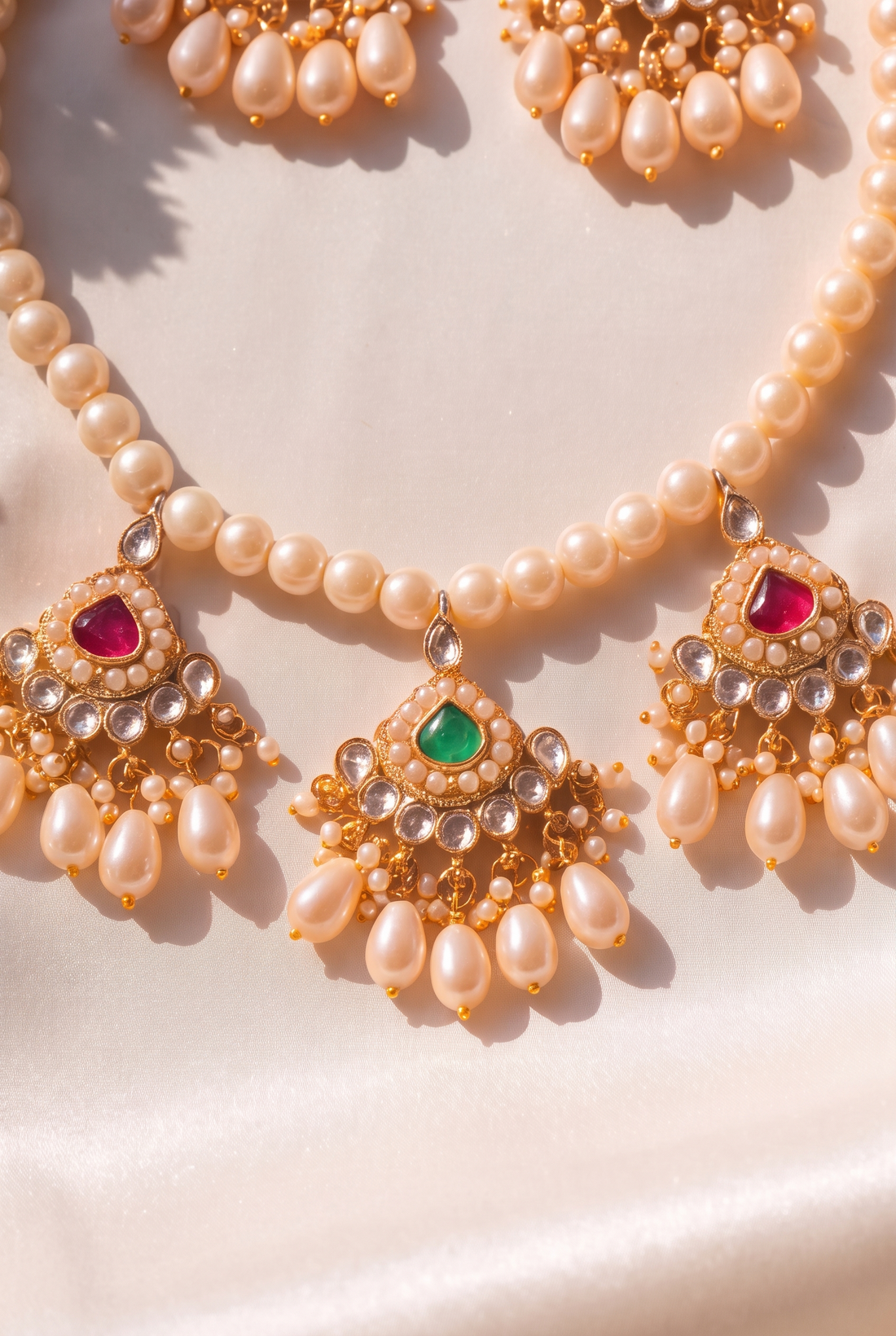 Damini Necklace with Earrings