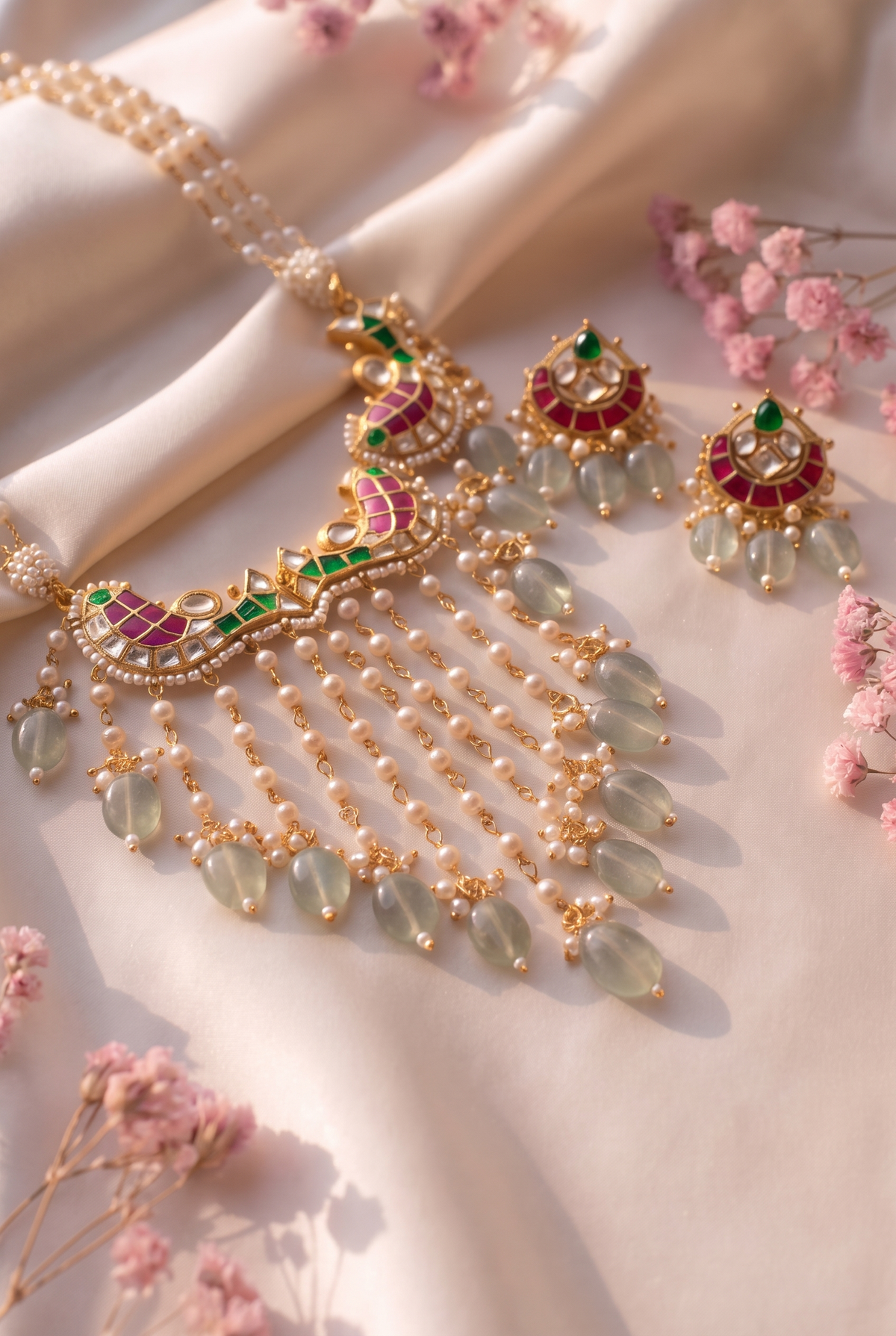 Vasumati Necklace with Earrings