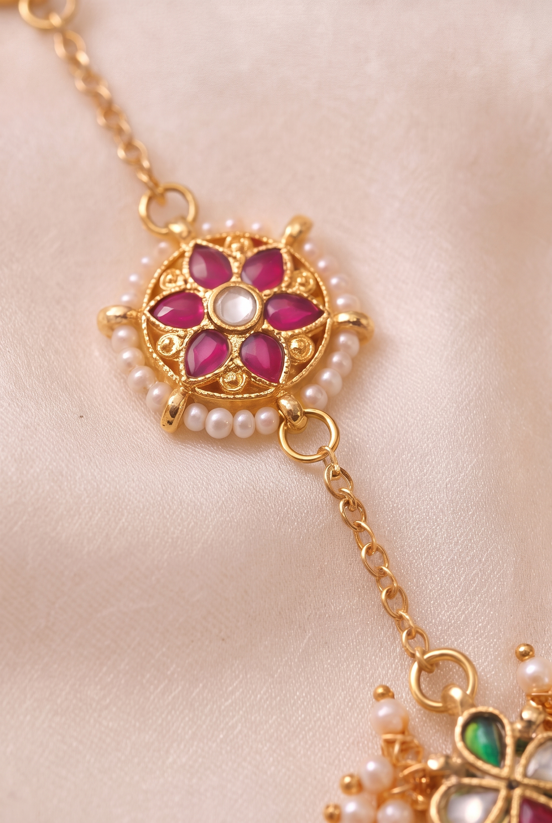 Suvarna Necklace with Earrings