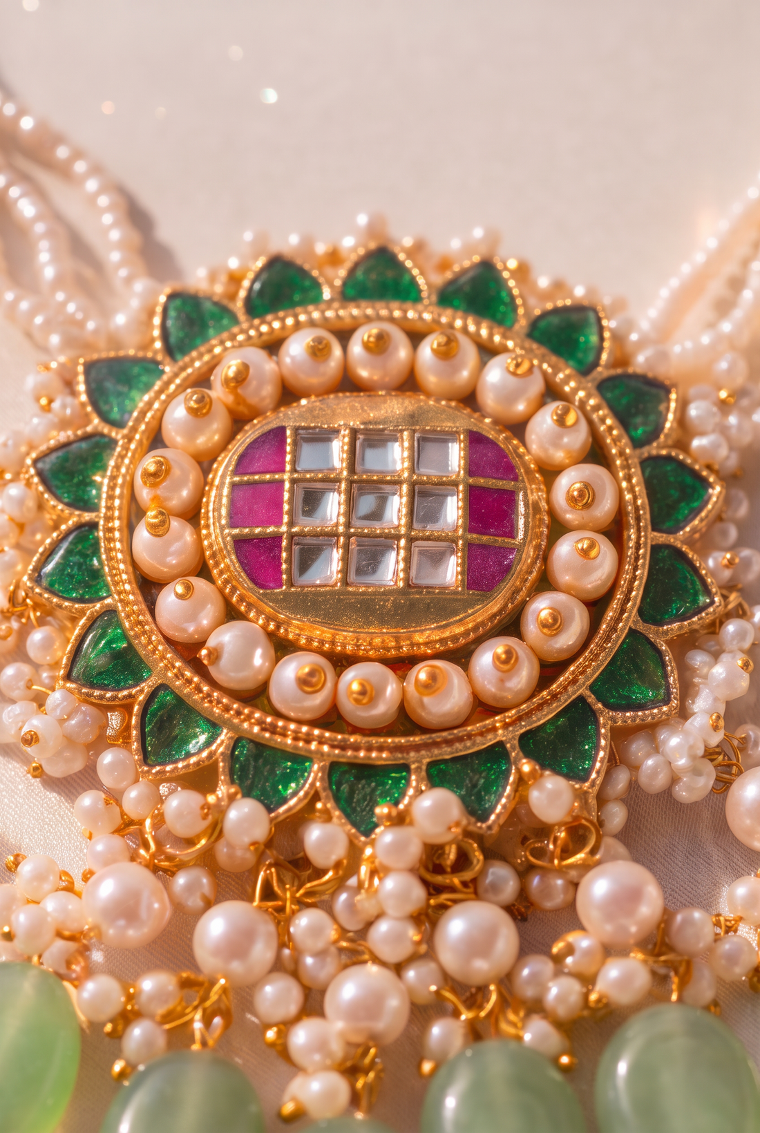 Aloki Necklace with Earrings