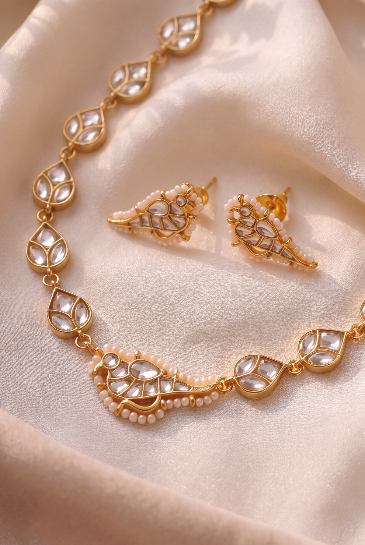 Shuchi Necklace with Earrings