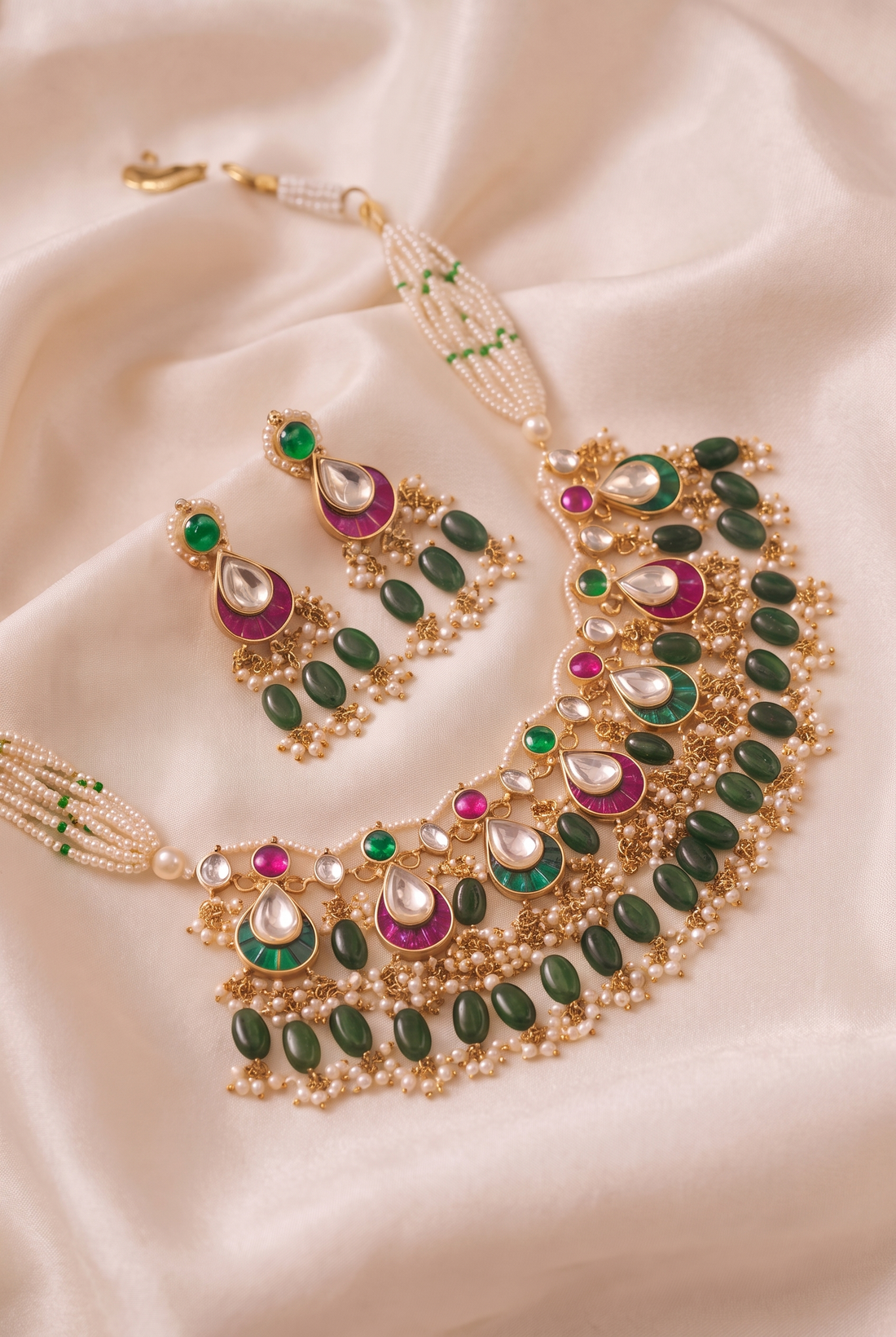 Sharanya Necklace with Earrings