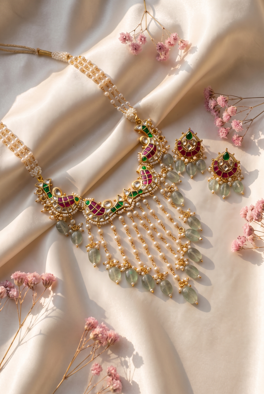 Vasumati Necklace with Earrings