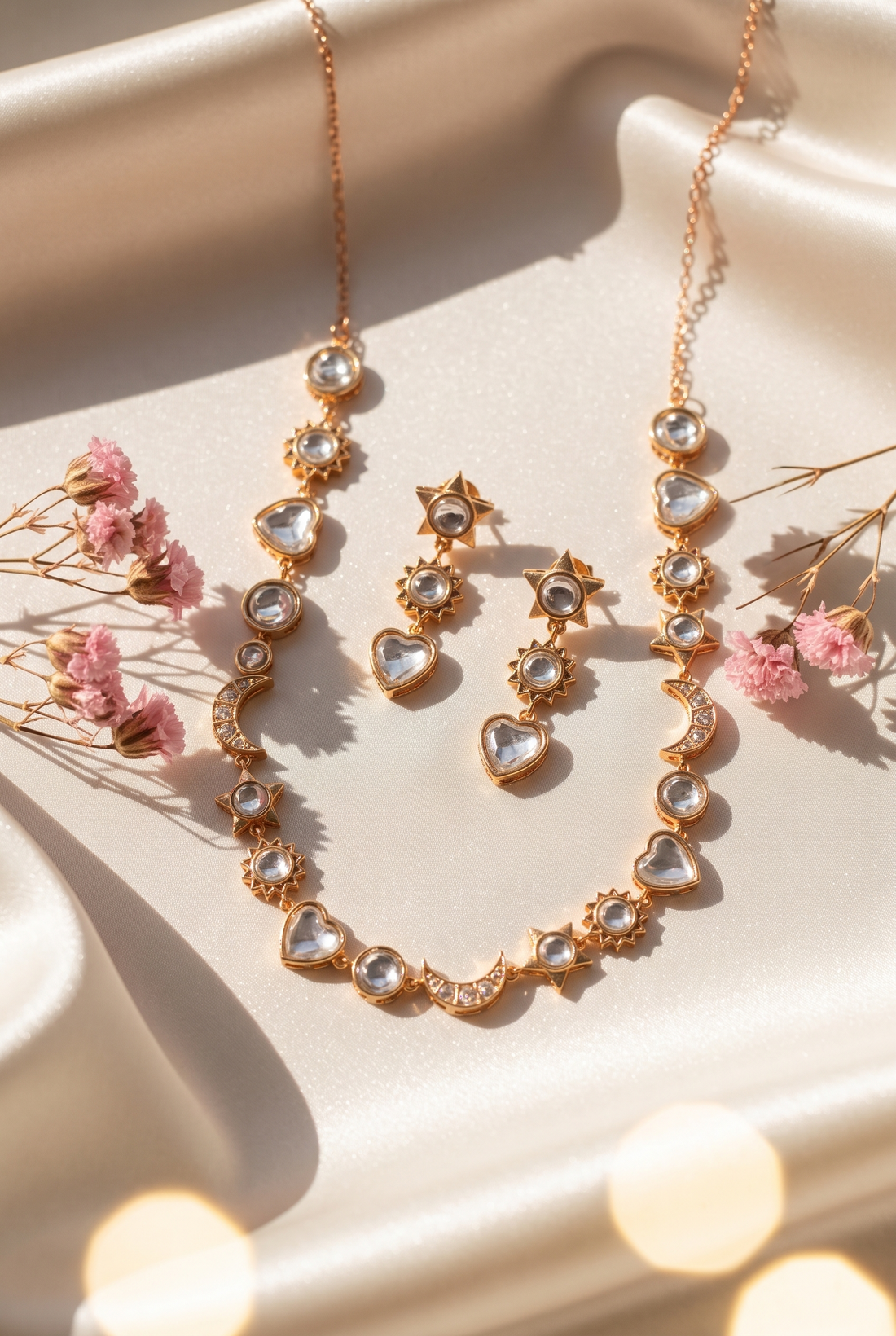 Nakshatra Necklace with Earrings