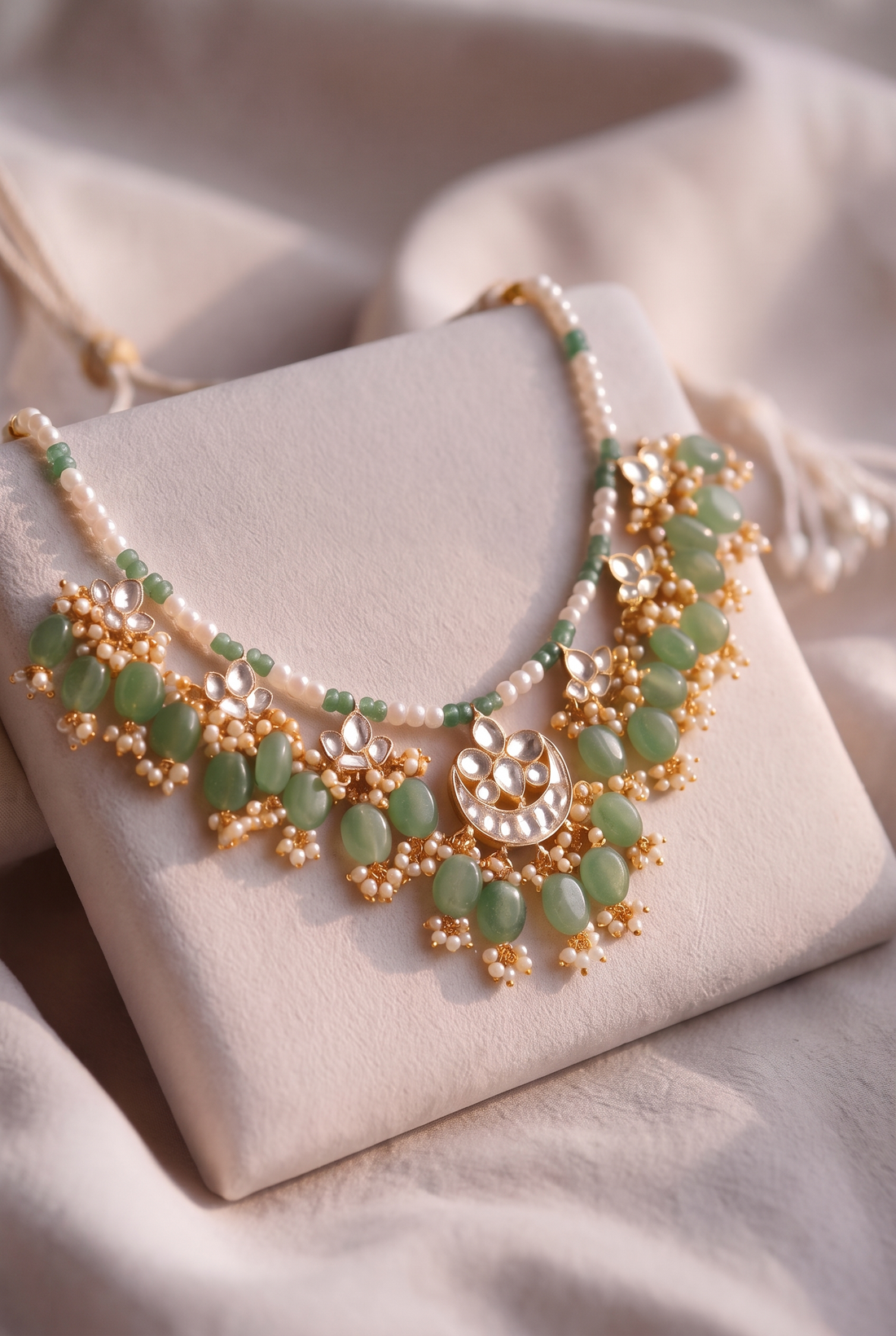 Madhuri Necklace with Earrings