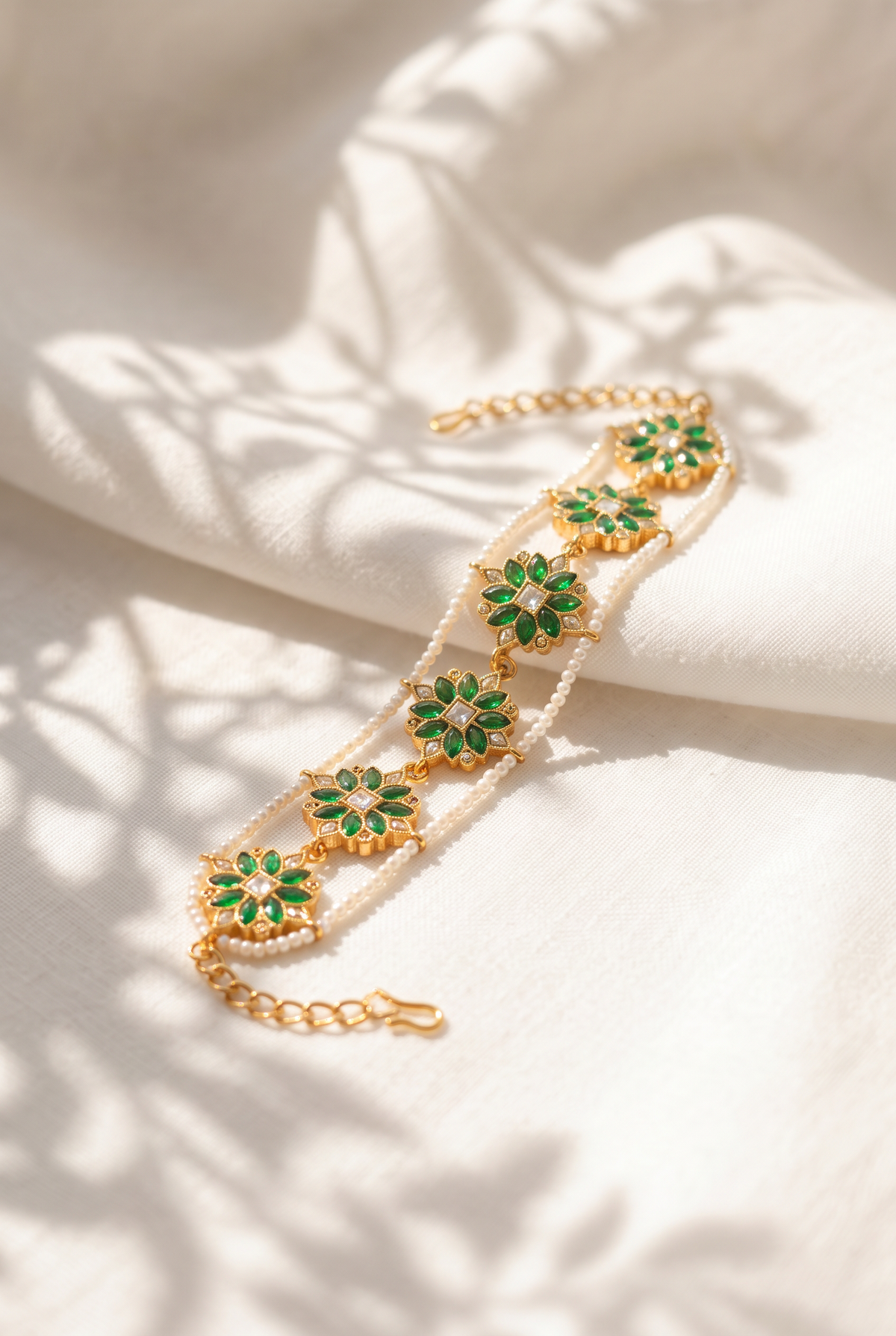Gul Green Floral Bracelet