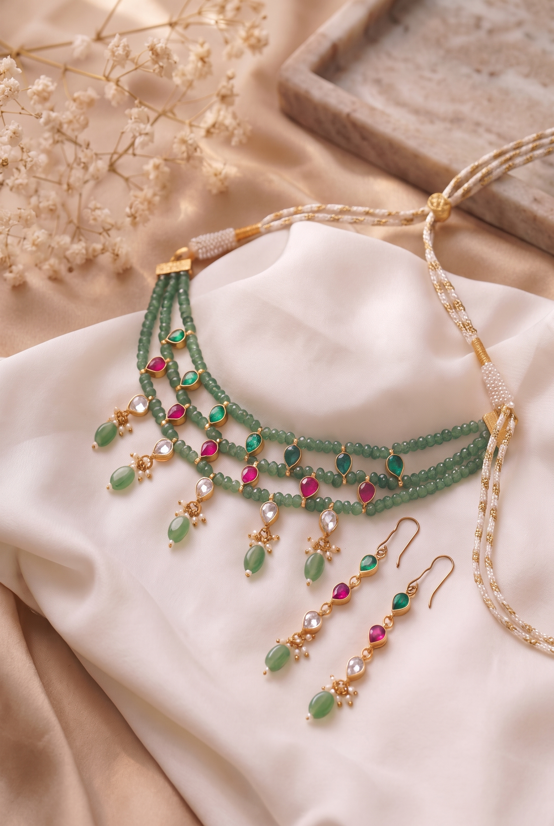 Rachna Necklace with Earrings