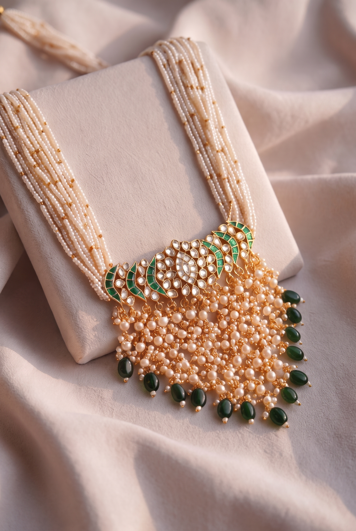Tarika Necklace with Earrings