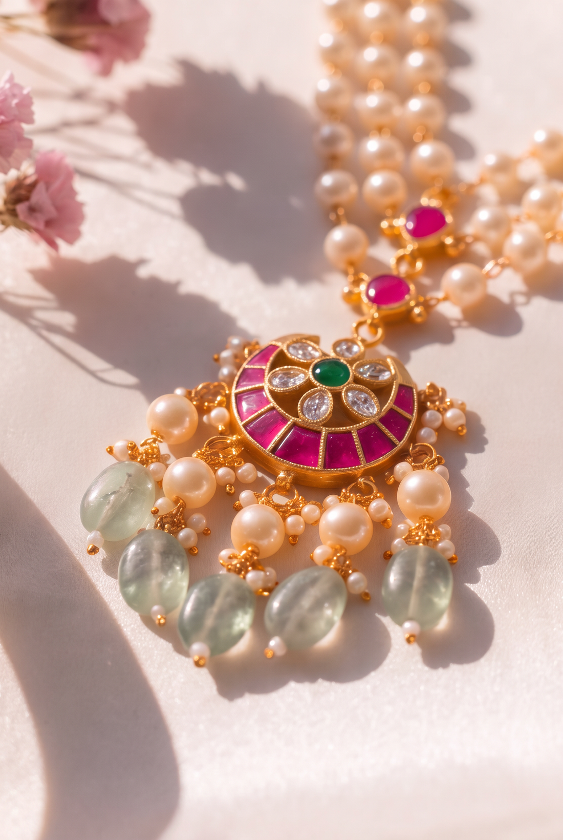 Anvita Necklace with Earrings