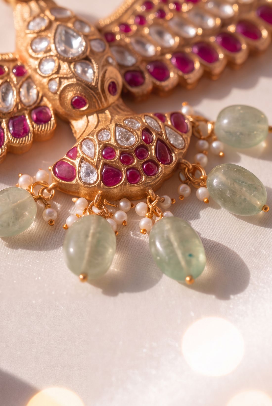 Suraiya Necklace with Earrings