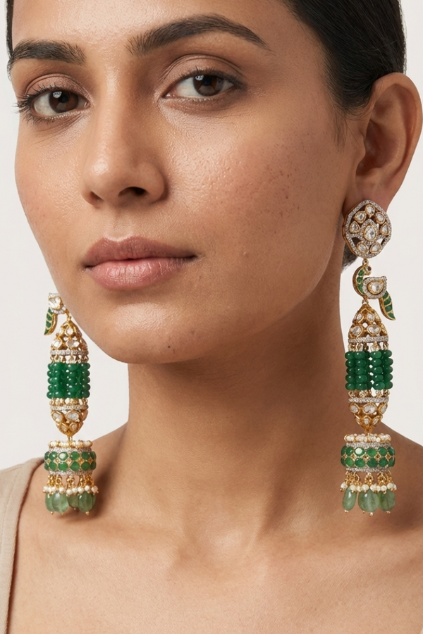 Imperial Peacock Earrings