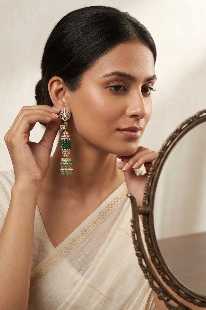 Imperial Peacock Earrings