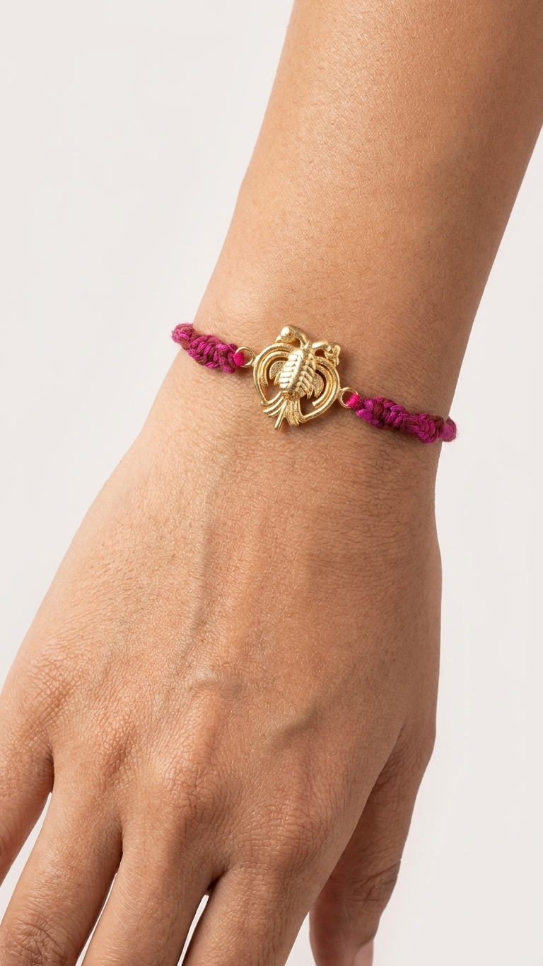 Mastya Rakhi - 925 silver rakhi by SOLV, view 2