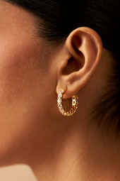Round Infinity Hoops