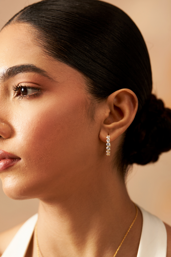 Round Infinity Hoops