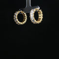 Emerald Infinity Hoops