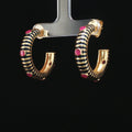 Noir Pop Hoops