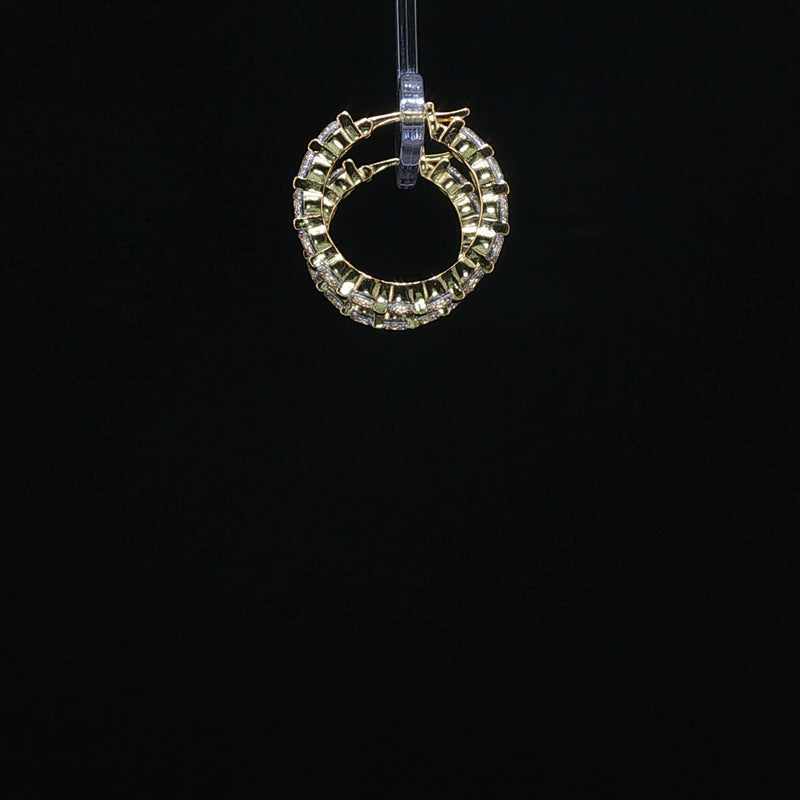 Round Infinity Hoops