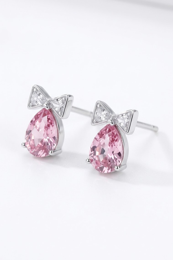 Rose Bow Studs