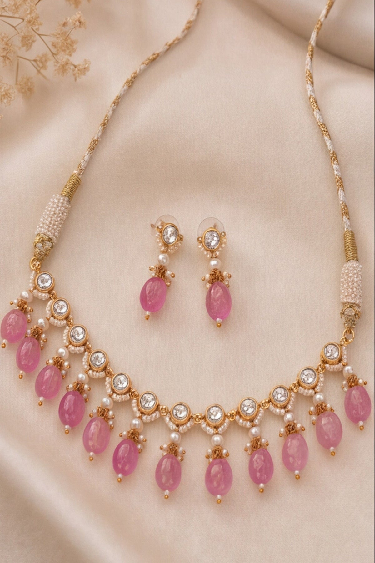 Malati Necklace with Earrings